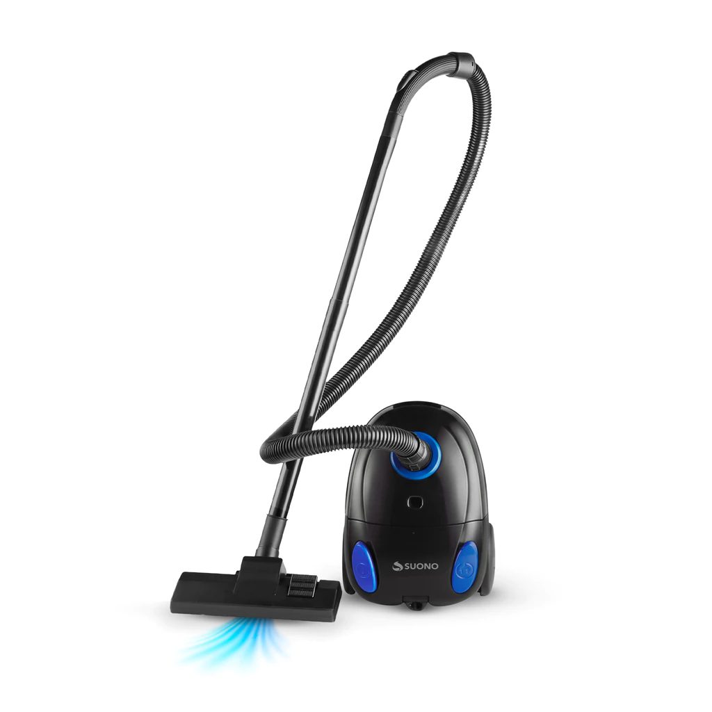 Aspiradora trineo con bolsa 880 W 2 L con cepillo y esquinero