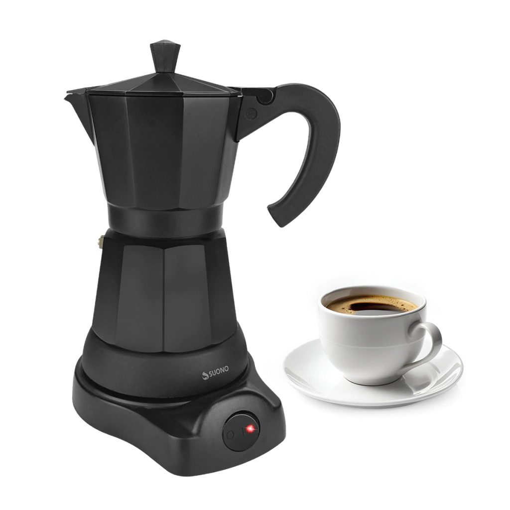 Cafetera eléctrica tipo italiana 4 pocillos