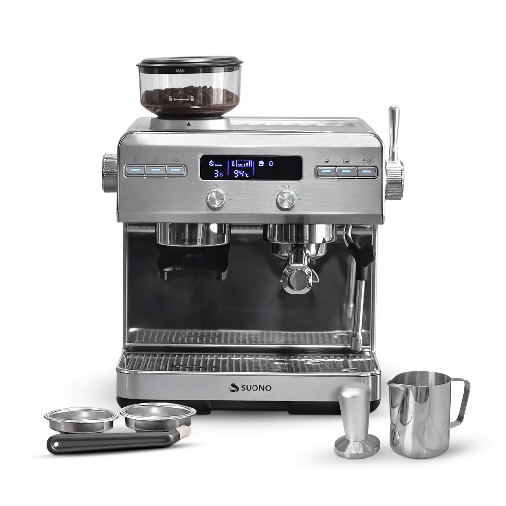 Cafetera espresso Atelier con molinillo 20 bar 2,8 L