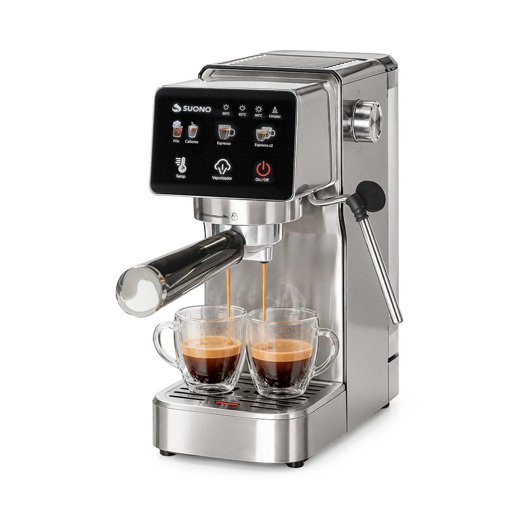 Cafetera espresso slim digital 20 bar con pantalla a color