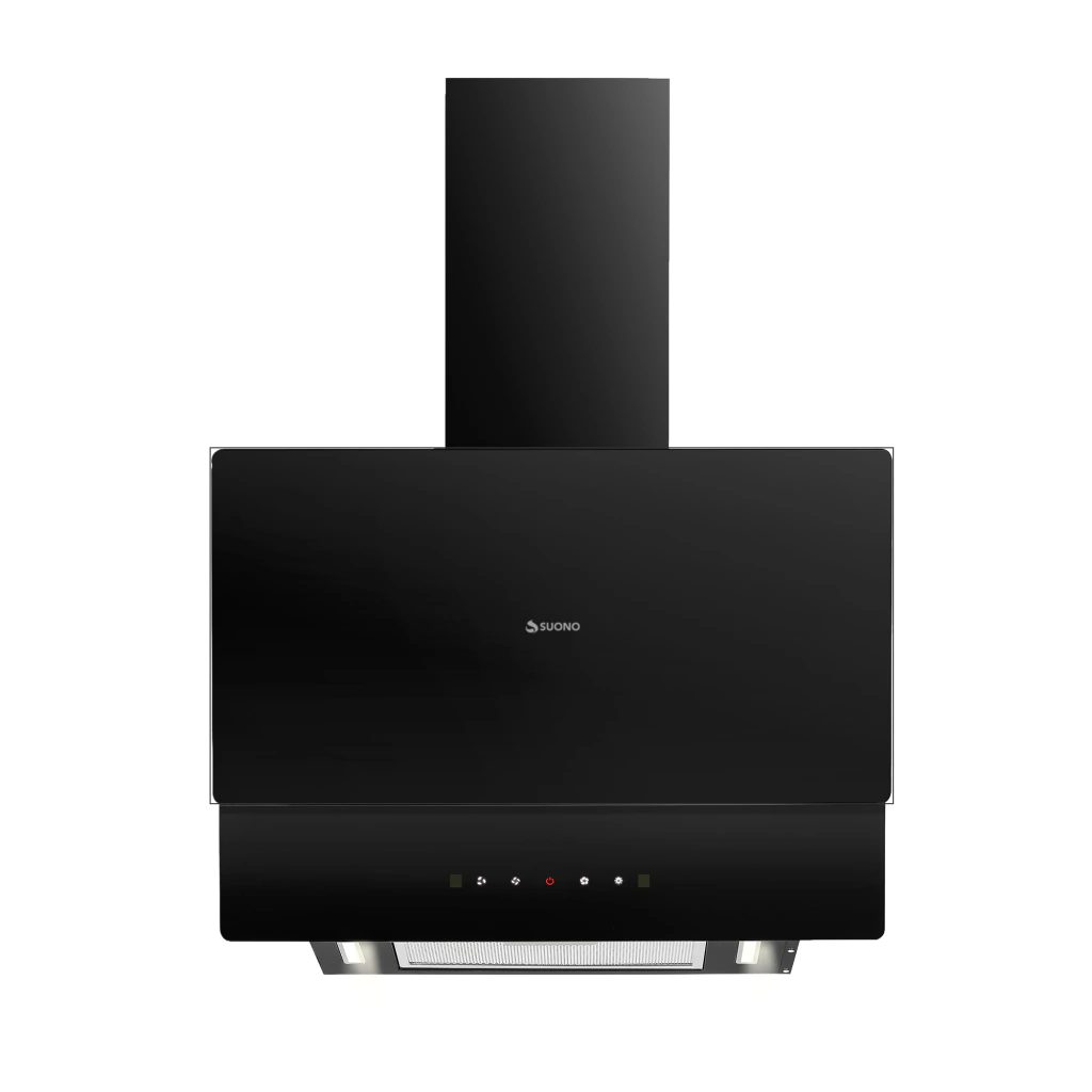 Campana extractora decorativa black 200 W con tubo de 150 mm