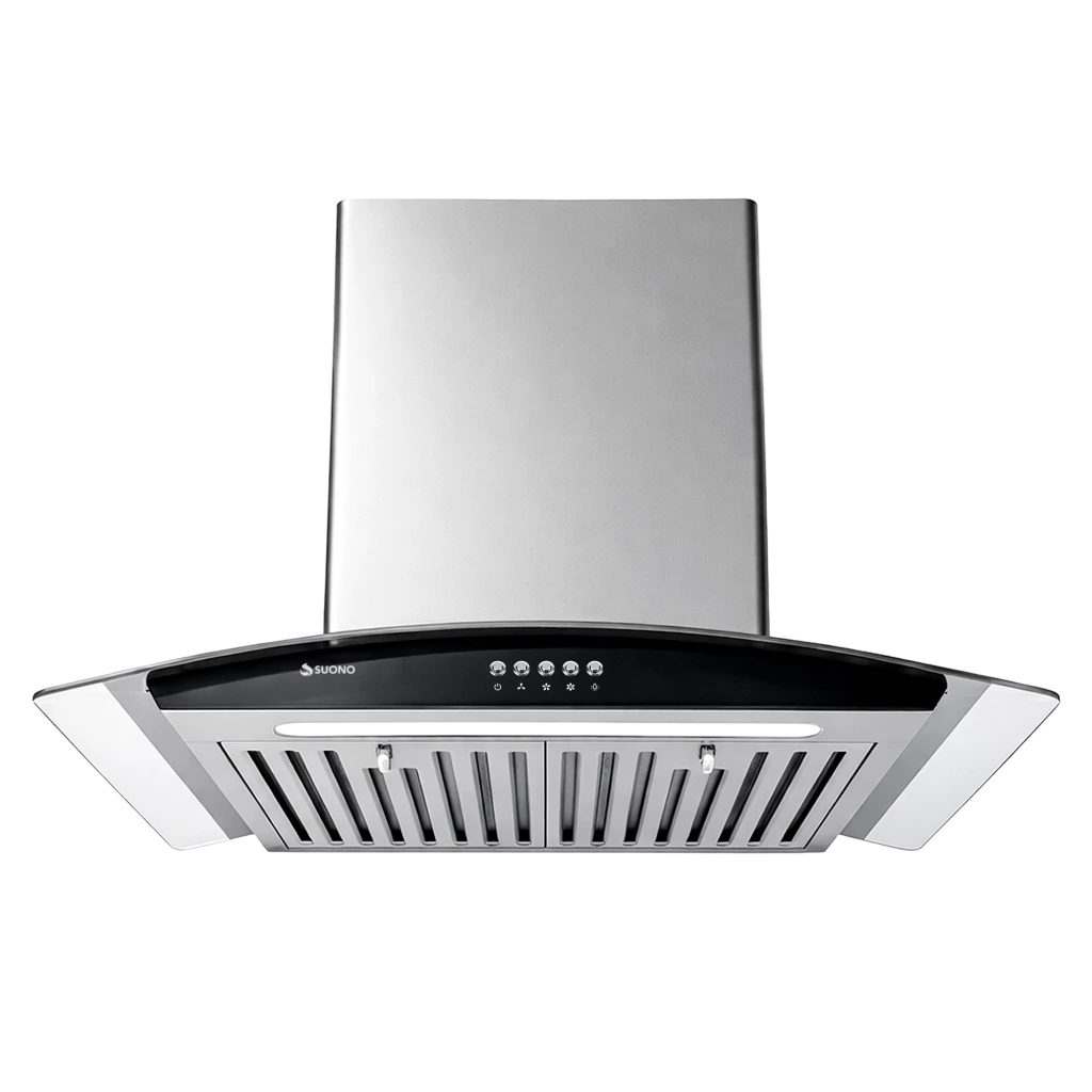 Campana extractora silver 200 W con tubo y doble filtro