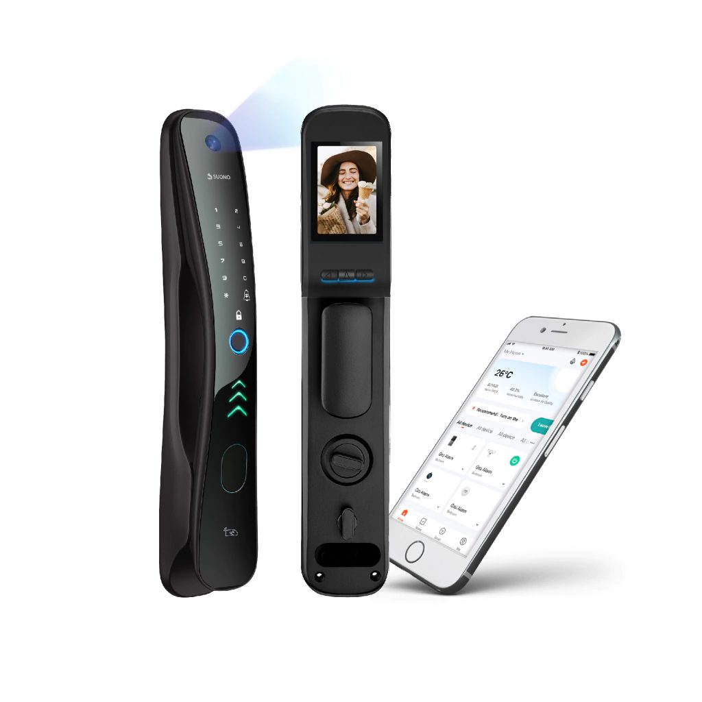 Cerradura inteligente wifi Id Pro 55 mm con cámara y huella