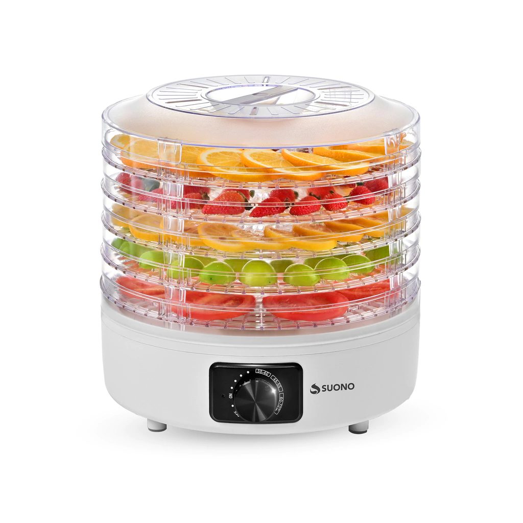 Deshidratador de alimentos 240 W con 5 bandejas