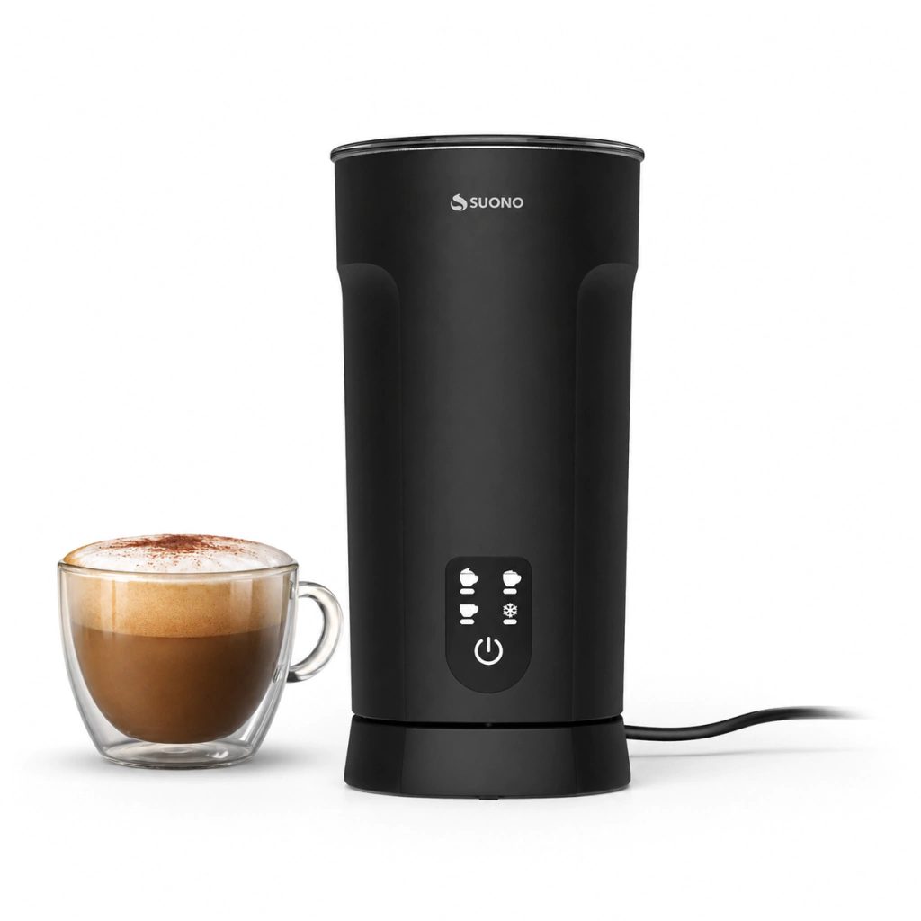 Espumador de leche magnético 400 W frío y caliente