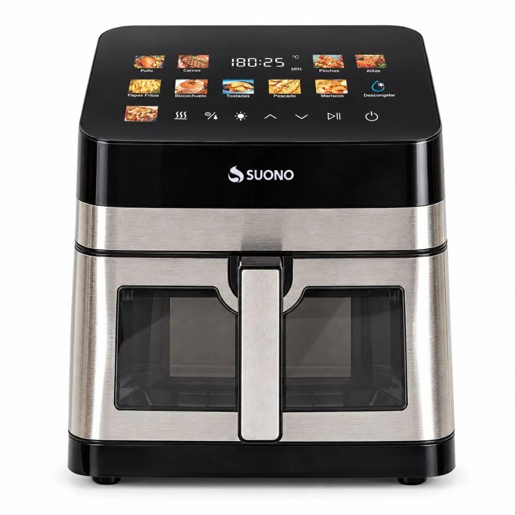 Freidora de aire digital Edge 9 L 1800 W con pantalla a color