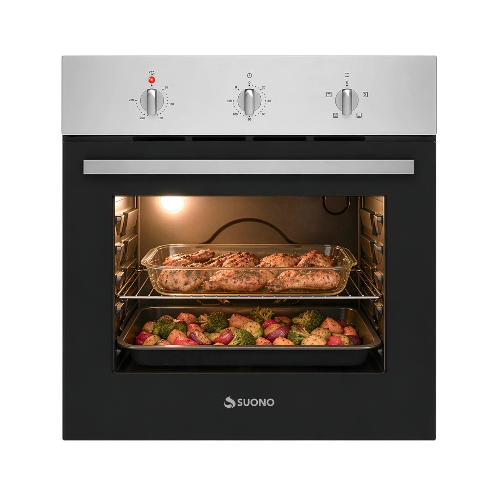 Horno empotrable eléctrico mecánico 60 L 2350 W