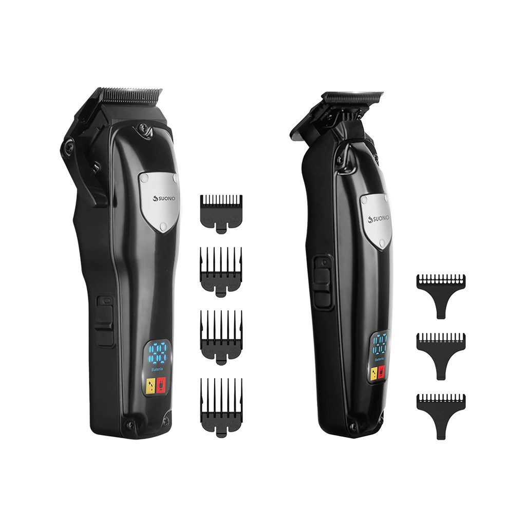 Kit máquina de cortar pelo y corta barba inalámbricas