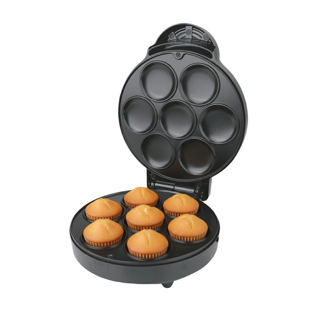 Máquina de cupcakes eléctrica 7 muffins 1000 W