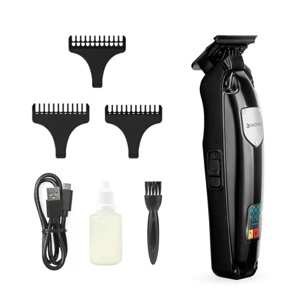 Máquina patillera corta barba trimmer inalámbrica
