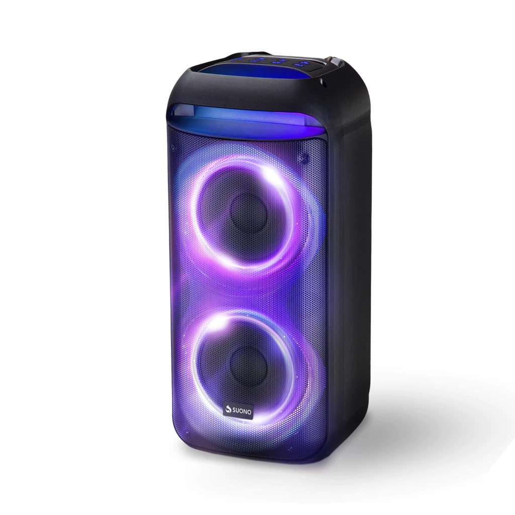 Parlante bluetooth 8" 8500 W PMPO con luces RGB y TWS