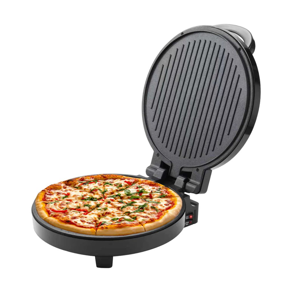 Pizza maker eléctrica y plancha grill 1200 W