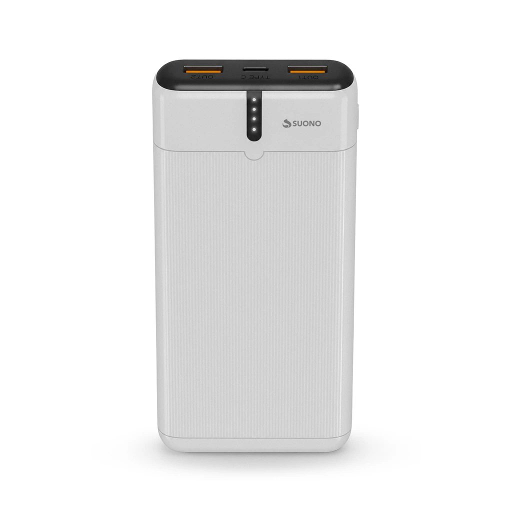 Power bank 20.000 mAh con USB-C y 2 USB-A