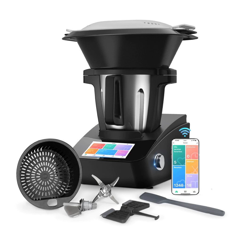 Robot de cocina NeoChef Pro 4,7 L 1700 W con app y pantalla