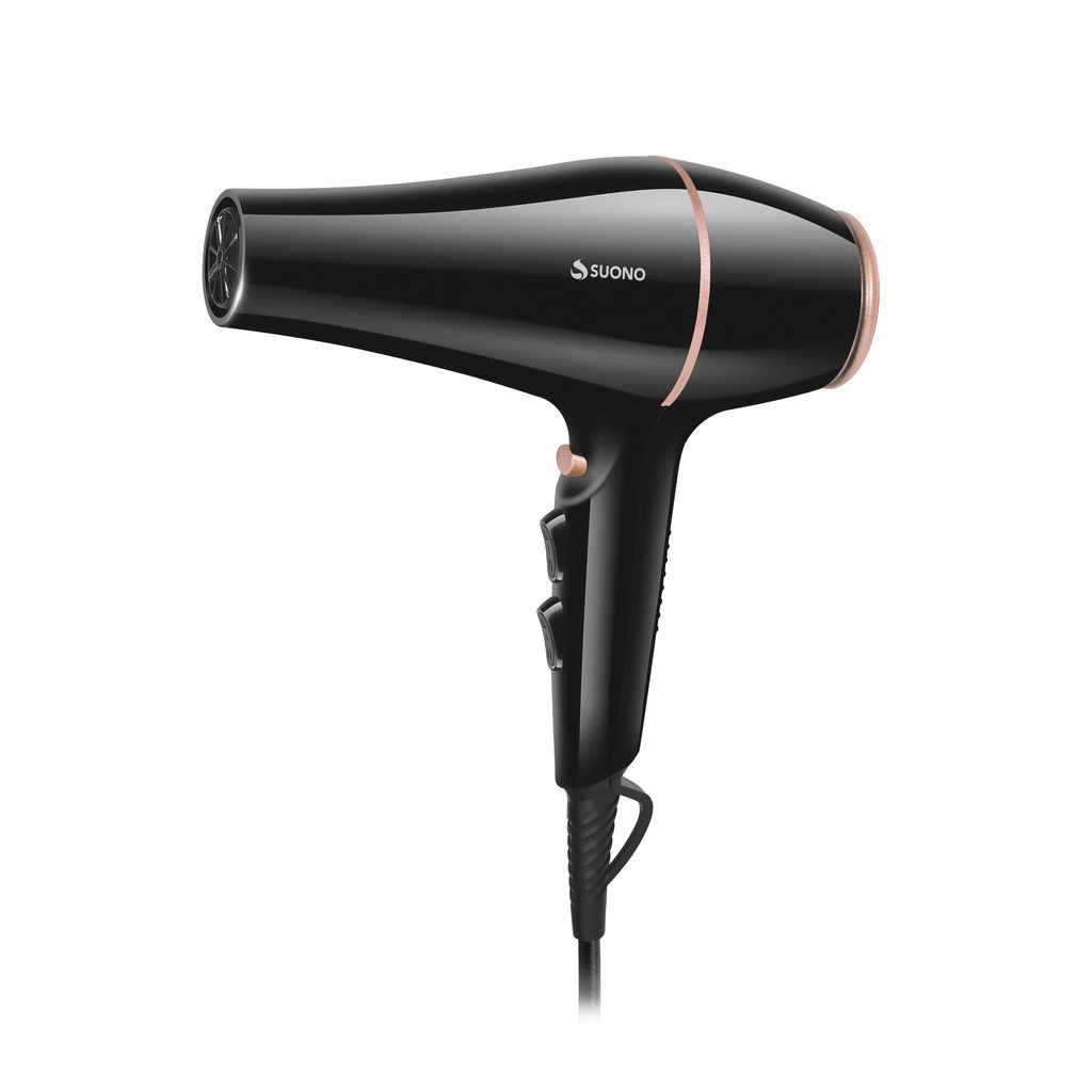 Secador de pelo 1800 W con boquilla y difusor