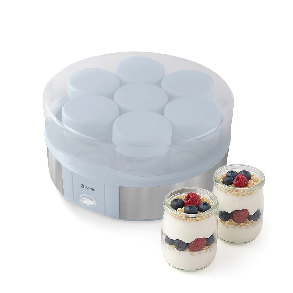 Yogurtera con 7 vasos de vidrio 1,4 L